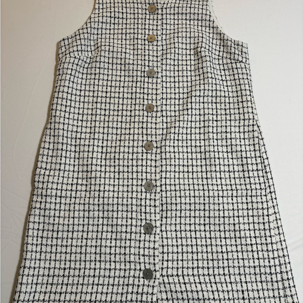 J. Crew Black and White Textured Jacket